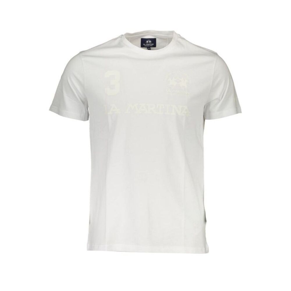 La Martina Bianco Cotton Men's Men's T-Shirt